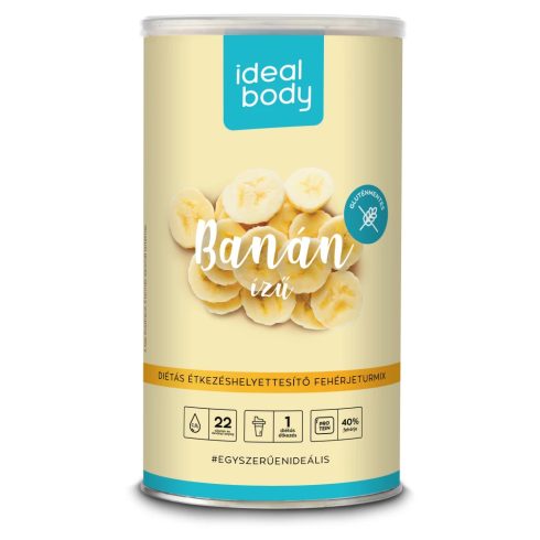 Idealbody fogyókúrás italpor banán 525 g
