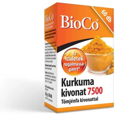 Bioco kurkuma kivonat 7500 tömjénfa kivonattal kapszula 60 db