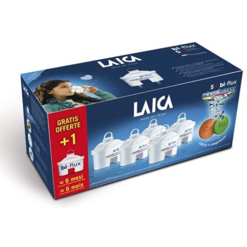 LAICA Bi-flux vízszűrőbetét mineral balance 5+1db ajándék 1 db