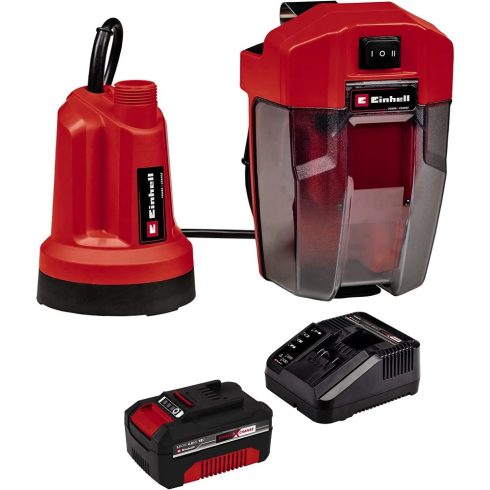 EINHELL 4181561 GE-SP 18 LL Li - Solo Tisztavíz búvárszivattyú + 1 x 4.0 Ah akku