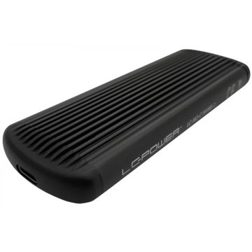   LCPOWER LC-M2-C-NVME-2 - M.2 - USB 3.1 type C külső mobil rack