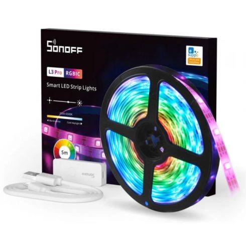 SONOFF SON-LAM-L35PRO L3 Pro okos RGBIC LED szalag szett 5m