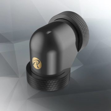   RAIJINTEK PELIAS BLACK D160906 10/16 90 fokos fekete csatlakozó 6 darabos