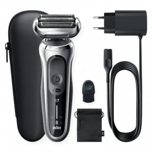 BRAUN Series 7 71-S1000s Wet&Dry Elektromos borotva utazótokkal ezüst