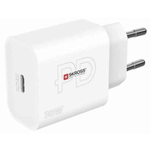 SKROSS 30W-os USB hálózati gyorstöltő USB-C csatlakozóval
