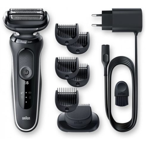 BRAUN Series 5 51-W1500s Wet&Dry Elektromos borotva 1 tartozék fekete-fehér