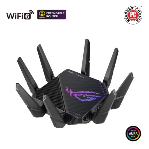 ASUS ROG RAPTURE GT-AX11000 PRO AX11000 Mbps Tri-band WiFi 6 gigabit AiMesh OFDMA gaming Wi-Fi router