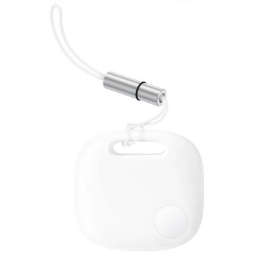BASEUS T2Pro Bluetooth nyomkövető zsinórral fehér