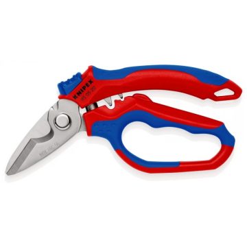 KNIPEX 95 05 20 SB Villanyszerelő olló hajlított 160mm
