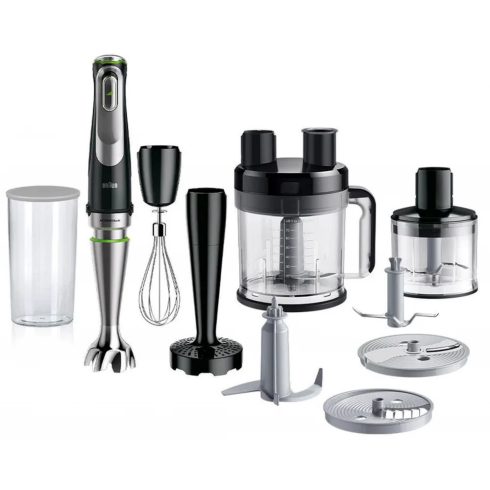 BRAUN MQ 9187XLI MultiQuick Turmixgép rozsdamentes acél / fekete