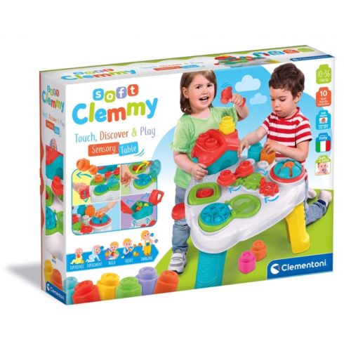 CLEMENTONI Soft Clemmy Sensory Table fejlesztő játék asztal