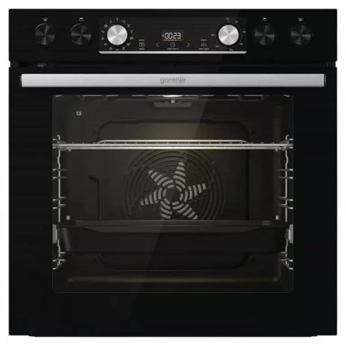 GORENJE 738929 BCPX6737E05BG Sütő+ECD634X főzőlap készlet A+ fekete