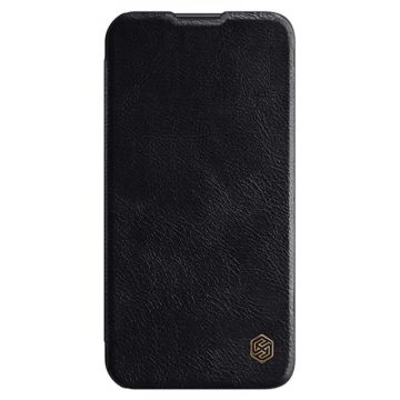 NILLKIN Qin Pro Leather case iPhone 14 Plus fekete