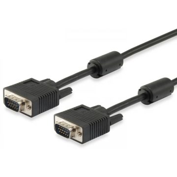 EQUIP VGA/D-Sub Összekötő Fekete 5m 118812
