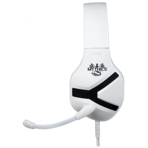 KONIX MYTHICS PS5 Fejhallgató Nemesis Vezetékes Gaming Stereo Mikrofon fehér