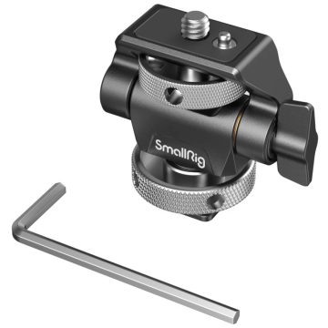   SMALLRIG 2905B Swivel and Tilt Adjustable Monitor Mount with Cold Shoe Mount