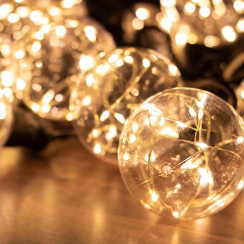PARTY  fényfüzér sorolható micro LED-es