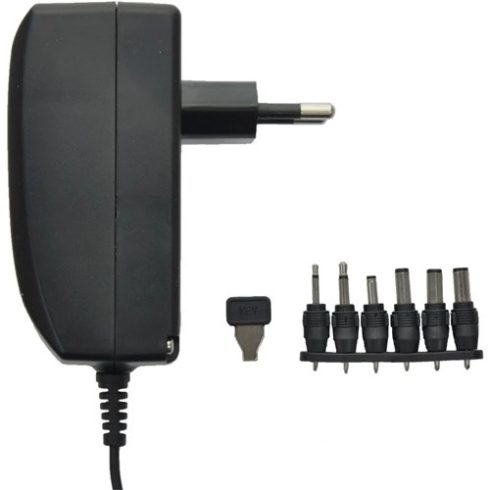 UNIROSS Univerzális adapter 3-12V 6 féle csatlakozó 22500mA 27W EU