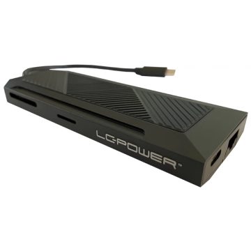 LCPOWER LC-HUB-C-MULTI-6-RGB - USB hub