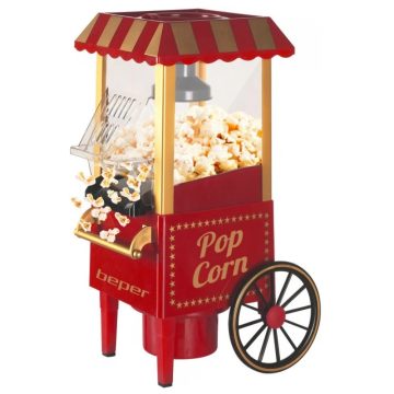 BEPER BT.651Y Popcorn készítő kocsi 1200W piros