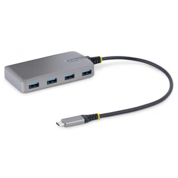   STARTECH USB C to 4x USB-A Hub w/ Optional Auxiliary Power Input