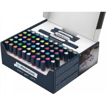   SCHNEIDER Paint-It 040 Twin marker Set complete Kétvégű marker készlet 72 darabos 30 különböző szín