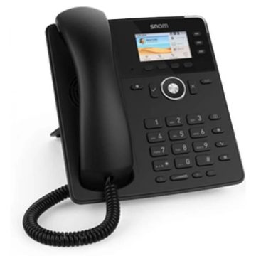 SNOM D717 VoIP telefon fekete