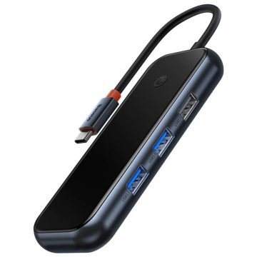 BASEUS 5in1 AcmeJoy series HUB fekete