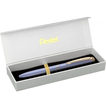   PENTEL BL2007PV-BOX Energel 0.35mm pastell lila test/kék tinta prémium fém rollertoll