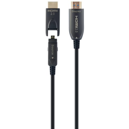GEMBIRD HDMI 2.0 Összekötő Fekete 20m CCBP-HDMID-AOC-20M