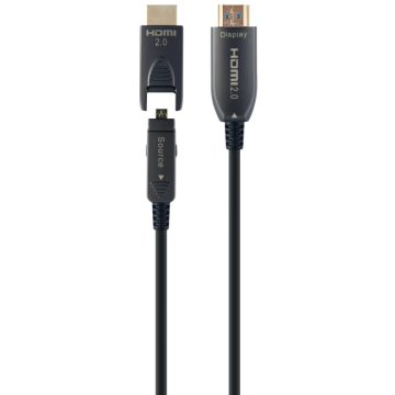 GEMBIRD HDMI 2.0 Összekötő Fekete 30m CCBP-HDMID-AOC-30M