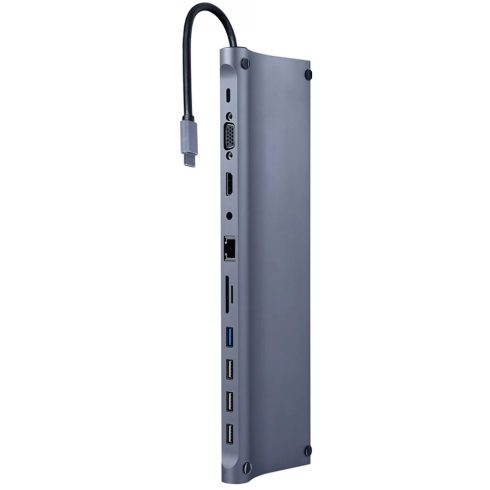 GEMBIRD USB Type-C 11-in-1 multi-port adapter
