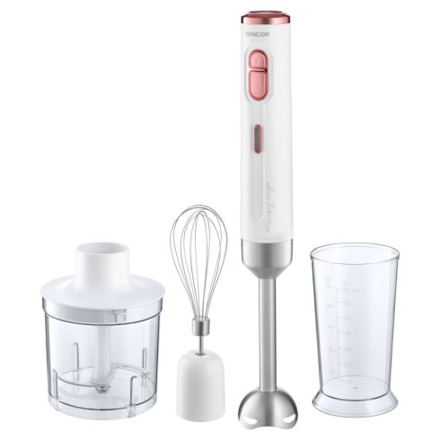 SENCOR SHB 9000WH Botmixer akkumulátoros fehér / rózsaszín