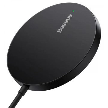   BASEUS Simple Mini3 Vezeték nélküli mágneses töltő 15W fekete