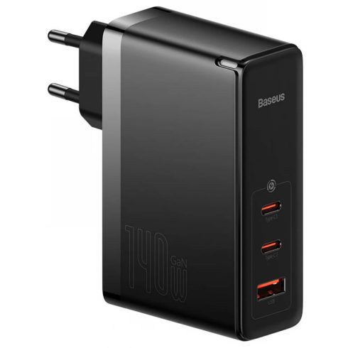 BASEUS 140W GaN5 Pro wall charger fekete