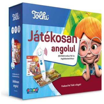   TOLKI Interaktív foglalkoztató könyv készlet - Játékosan angolul