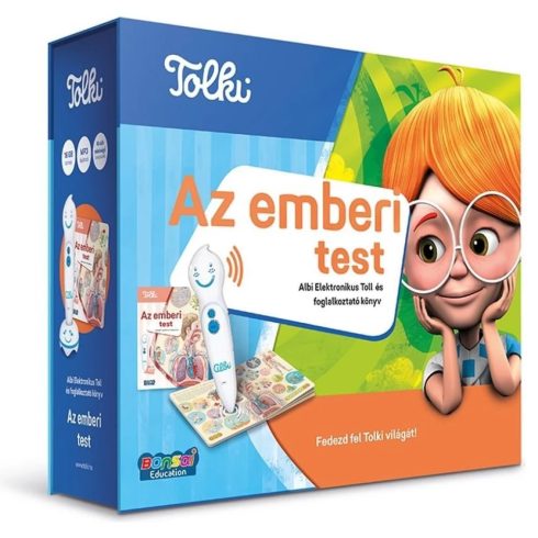 TOLKI Interaktív foglalkoztató könyv készlet - Az emberi test
