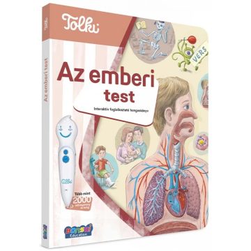 TOLKI Interaktív foglalkoztató könyv - Az emberi test