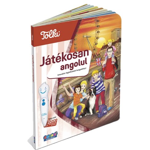 TOLKI Interaktív foglalkoztató könyv - Játékosan angolul