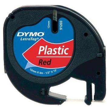  DYMO NDY0721630 LT 12mm x 4m feliratozógép szalag műanyag piros