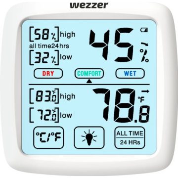   LEVENHUK 81399 Wezzer Teo TH30 hőmérséklet- és páratartalom-mérő készülék