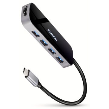 AXAGON HMC-6H4A SuperSpeed USB-C COMBO 6in1 hub