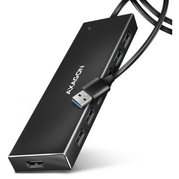 AXAGON HUE-F7A SuperSpeed USB-A FLAT hub