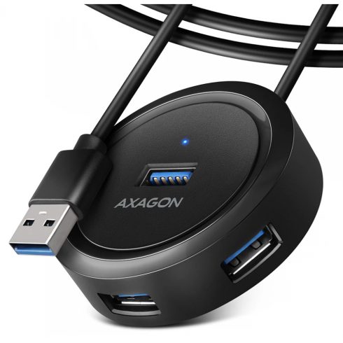 AXAGON HUE-P1AL SuperSpeed USB-A ROUND hub