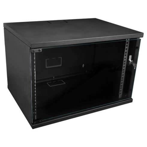 S-LINK Rackszekrény fekete 34386