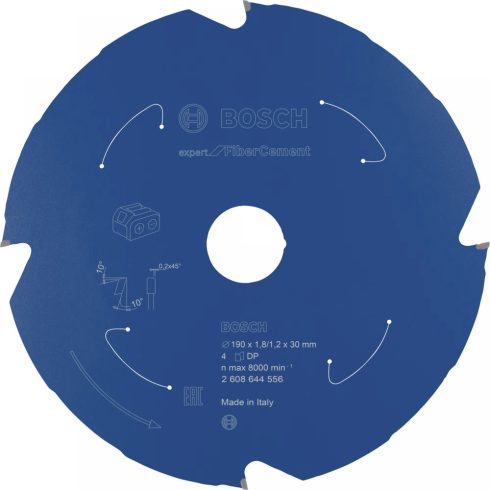 BOSCH Expert for Fibre Cement körfűrészlap 190mm