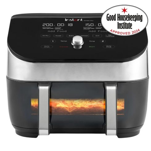 INSTANT HOME Vortex Plus VersaZone Air Fryer Olajsütő 1700W 8.5L Fekete