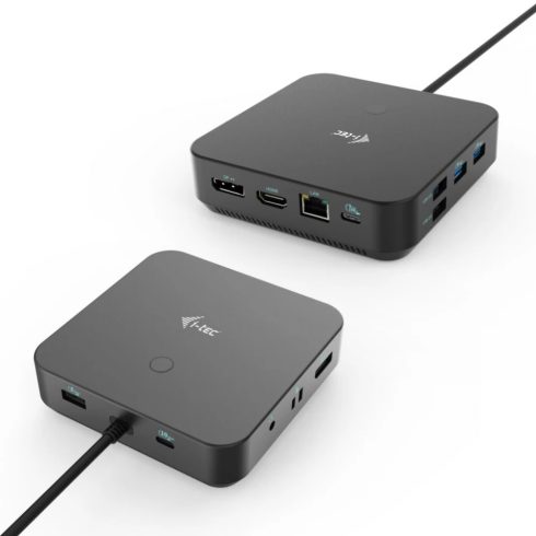 ITEC USB-C HDMI Dual DP Docking Station with Power Delivery 100 W + i-tec Universal Charger 100 W