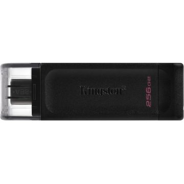 KINGSTON DataTraveler 70 256GB USB 3.0 Type C Fekete