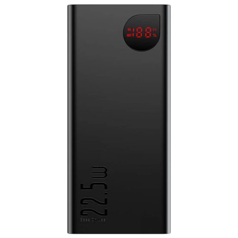 BASEUS PPAD070101 Adaman Metal Power Bank 20000mAh 22.5W fekete